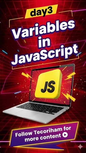 Variables in JavaScript #javascript #shortvideo