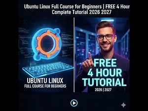 Ubuntu Linux Full Course for Beginners | FREE 4 Hour Complete Tutorial2026 2027#linux#programming#ai