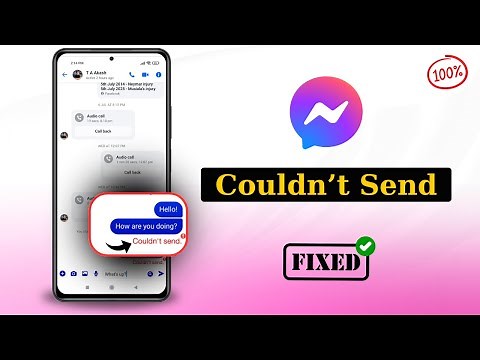 FIXED: Messenger Couldn't Send Message Problem | How to Fix Couldn't Send Messages in Messenger