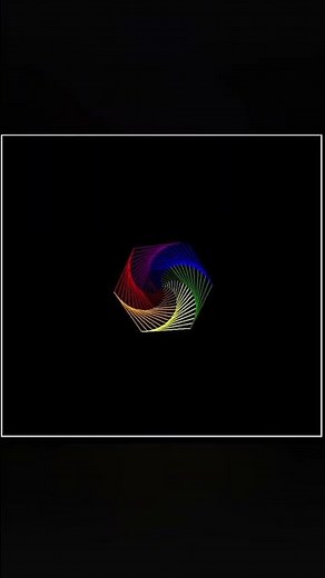 🎨Python Turtle Design | Creative Pattern Using Python | Python Project for Beginners #python #shorts