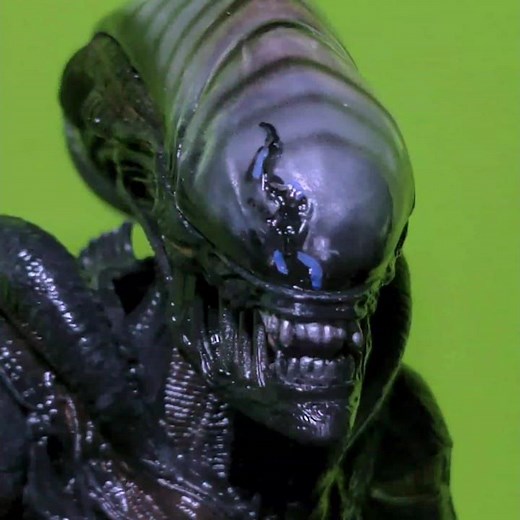 Neca Scorched Alien Stop-motion test