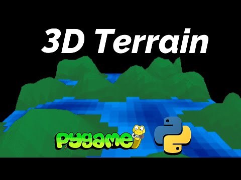 3D Terrain Generation in Python/Pygame - Demo/Explanation