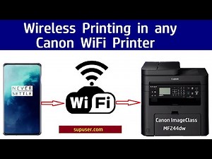🔥🔥imageCLASS MF244 WiFi Setup and Wireless Printing from Mobile (MF244dw, MF264dw, MF232W)🔥🔥