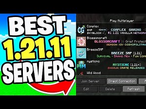Top 5 Best Servers For Minecraft 1.21.11! - Java & Bedrock