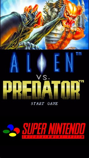 Alien Vs Predator 1993 SNES #fyp #gaming #alienvspredator #retrogaming #nintendo