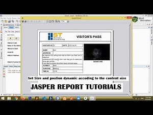 how to set height according to content of text field | dynamic size, position | jasper tutorial #9