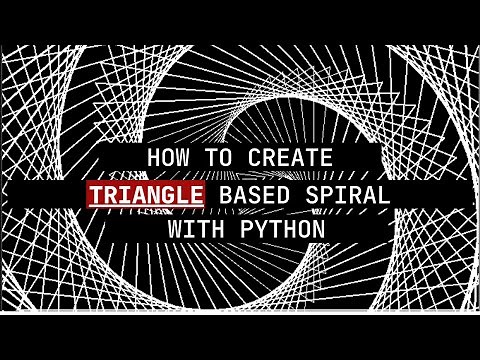 Python Turtle -5 | Triangle Based Spiral | Inside Python