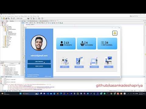 TECMIS | Learning Management System JAVA mini-project for undergraduate #java #netbeans #lms