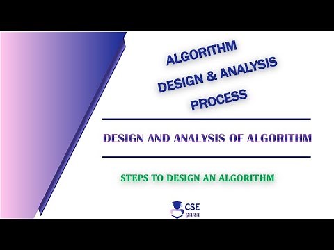 Algorithm Design & Analysis Process | Algorithm Design Steps | Lec7 | Design & Analysis of Algorithm