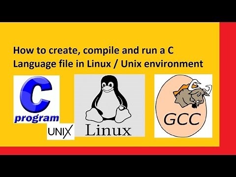 How to Compile and Execute C Program in UNIX or LINUX