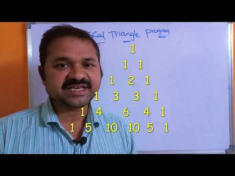 PASCAL TRIANGLE PROGRAM IN C PROGRAMMING || 1 11 121 1331 14641 PATTRN PRINTING IN C