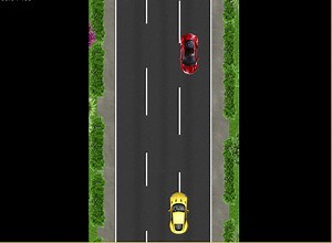 Car Racing Game using Pygame with Source Code