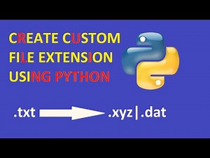 Create your own file extension| Python | PULKIT.PY