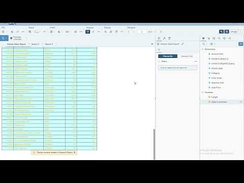 15: Add Prompts for Query Filters in SAP Web Intelligence
