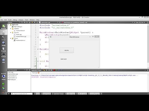 How To Create First Qt GUI Widget Application in C++ Using Qt Creator