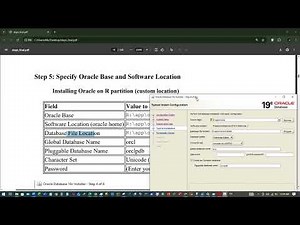 Install Oracle 19c, SQL Developer, Connect Database, and Open Enterprise Manager on Windows 10.