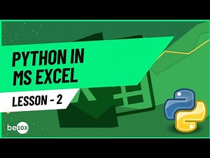How to use Python in MS Excel - Data Exploration