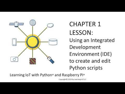 Thonny IDE to Create Python Script Lesson for Learning IoT with Python and Raspberry Pi
