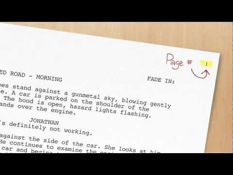 How to Format a Screenplay