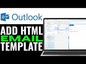 How to Add HTML Email Template in Outlook 2025 (QUICKLY)