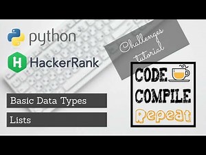 Python | Lists | Hackerrank Solution