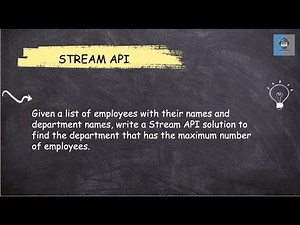 Java 8 Stream API 53 | Find the department with maximum people