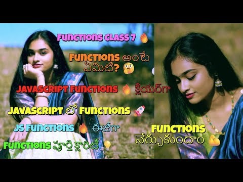 Functions in JavaScript Explained | #javascript #easytoupgrade | CLASS 7