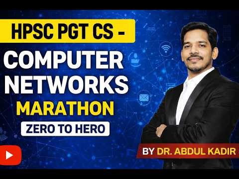 Computer Networks Marathon - I - Numerical and Concepts - HPSC PGT CS 2026