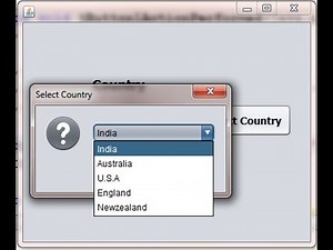 How to add Jcombobox in JOptionPane Confirm Dialog Box java swing