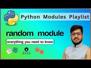 Python random Module | Generate Random Numbers, Shuffle, & More | Python Tutorial