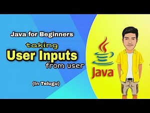 How to Take User Input in Java | Common Errors Explained | Java Tutorials in Telugu
