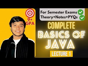 Basics of JAVA | Lecture 1 | 15Forteen