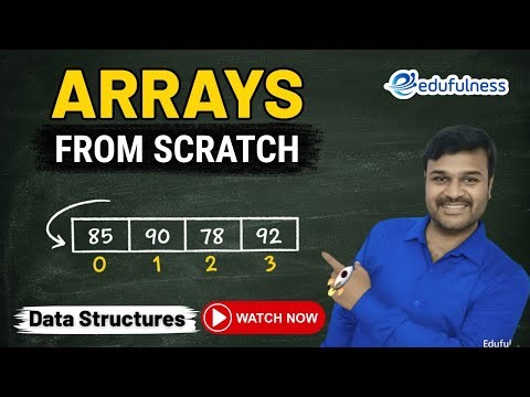 🔥 Arrays Explained from Scratch | 1D Array in Python | Data Structures and Algorithms