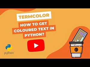 How to print coloured text in python? | TermColor
