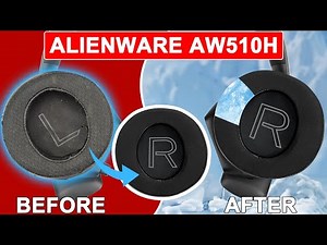 SOULWIT® | How to Replace Alienware AW310H/AW510H Earpads | Repair Earpad Parts Kit