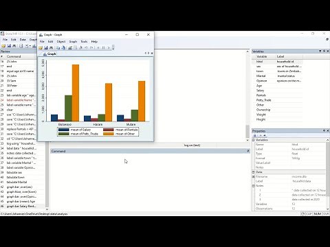 Introduction to STATA for Statistical Data Analysis tutorial for beginners