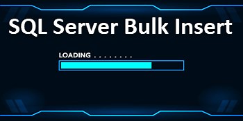 Bulk Insert Data into SQL Server