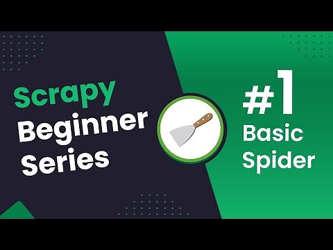 Create Your First Scrapy Spider - Python Scrapy Beginner Series [Part 1]