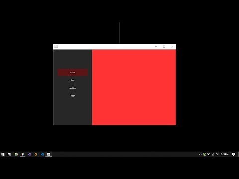 Java Swing Custom Side Tab Using Card Layout