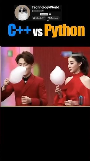 C++ vs Python:The TRUTH in 10 Seconds🍭💨#python#cpp#coding #comedy#funny#memes#viral#kpop#viralvideo