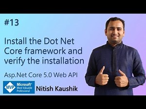 Install the Dot Net Core framework and verify the installation | Asp.Net Core Web API tutorial