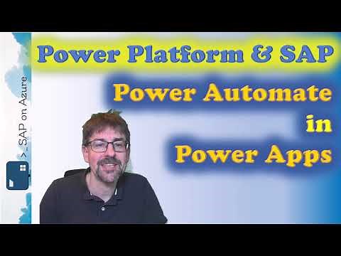 Power Platform + SAP - Creating a Power App accessing SAP via Power Automate and SAP ERP Connector