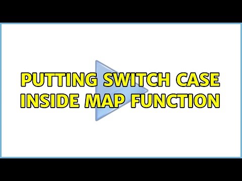 Putting switch case inside map function