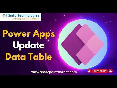 Power Apps Update Data Table | How to Update Data Table in PowerApps | Refresh PowerApps Data Table