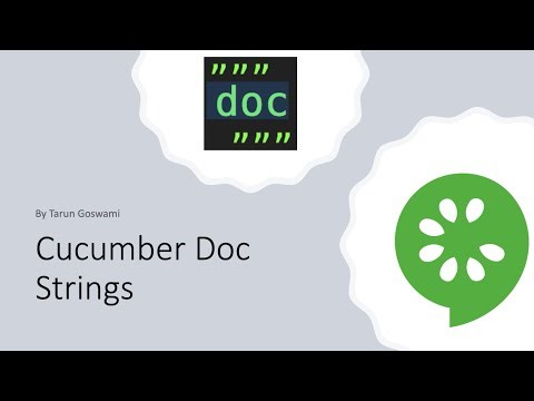 Cucumber DocString