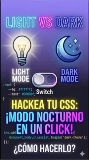 Truco CSS: Cómo cambiar el tema de tu sitio web en segundos #CSS