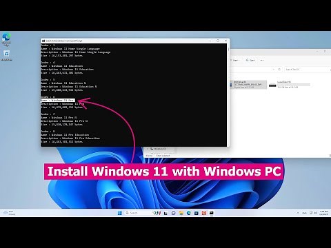 CMD : How to install Windows 11 using command prompt