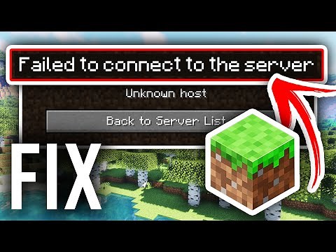 How To Fix Failed To Connect To The Server In Minecraft | Fix Minecraft Cannot Connect To Server