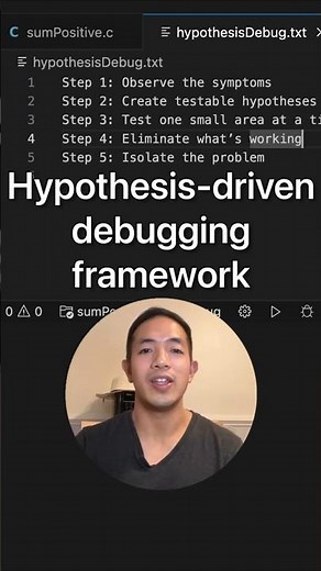 Use this proven debugging framework!☝