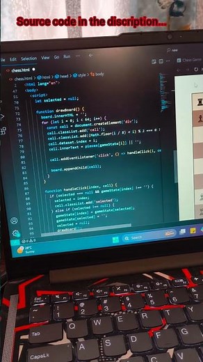 Simple Chess Game with Basic AI Build with HTML, CSS & JavaScript! #javascriptapp #javascriptgame